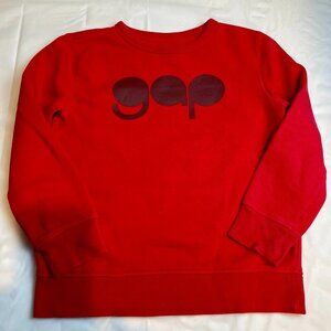 Gapkids Red Crewneck Pullover Sweatshirt Size L